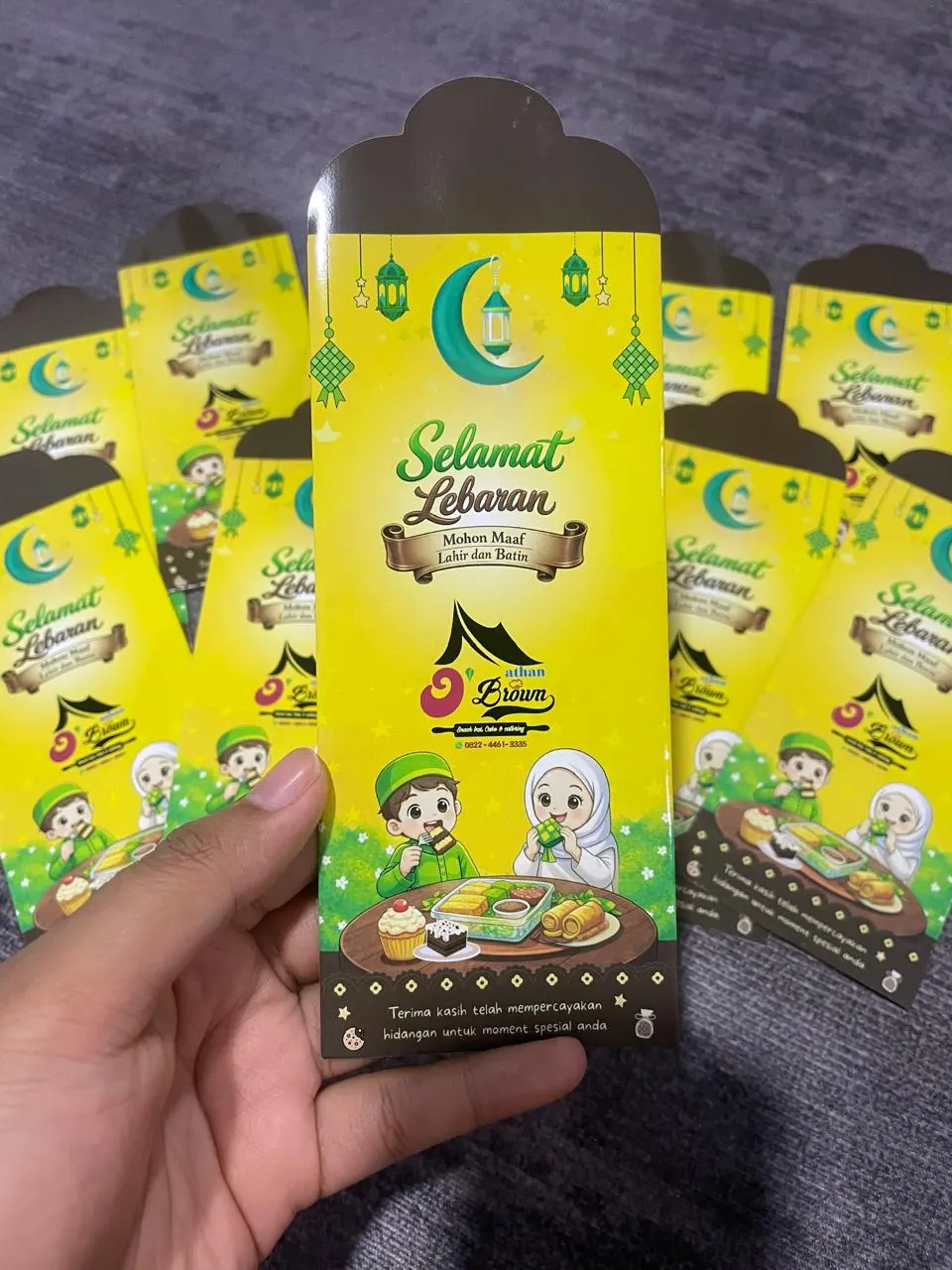 Amplop Lebaran Custom Sedang